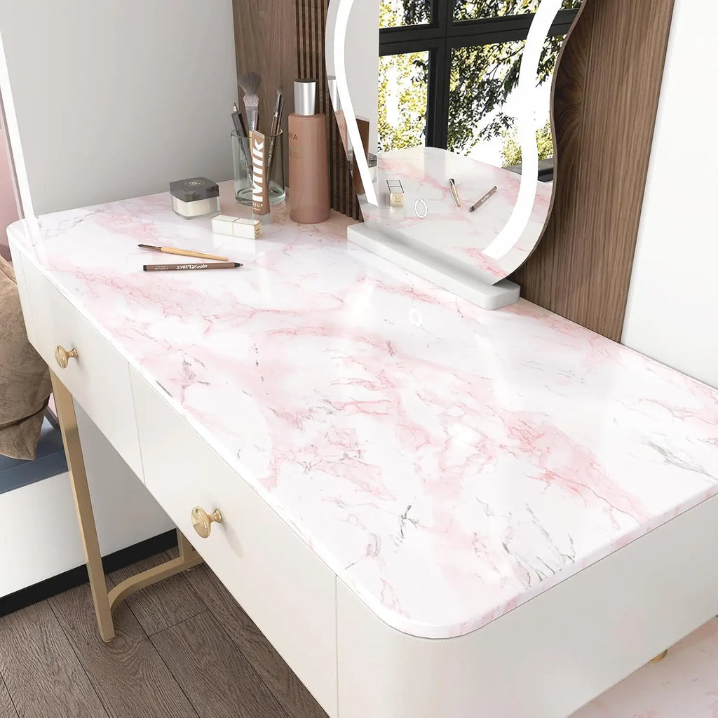 Self-Adhesive High Gloss PVC Wallpaper – Waterproof Film for Furniture Decor