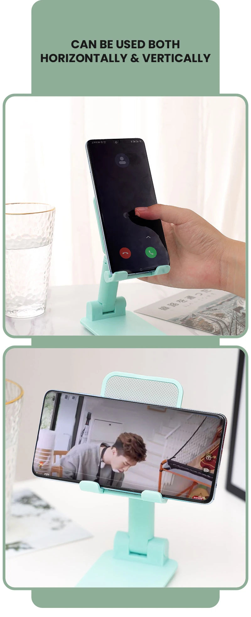 Adjustable Desktop Phone Stand – Ergonomic Mobile Holder for Office Desks