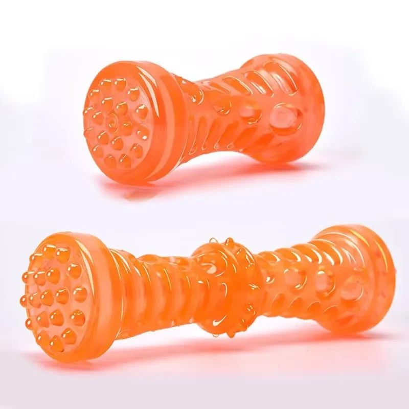 Durable Dog Chew Toothbrush – Interactive Bone Toy for Aggressive Chewers