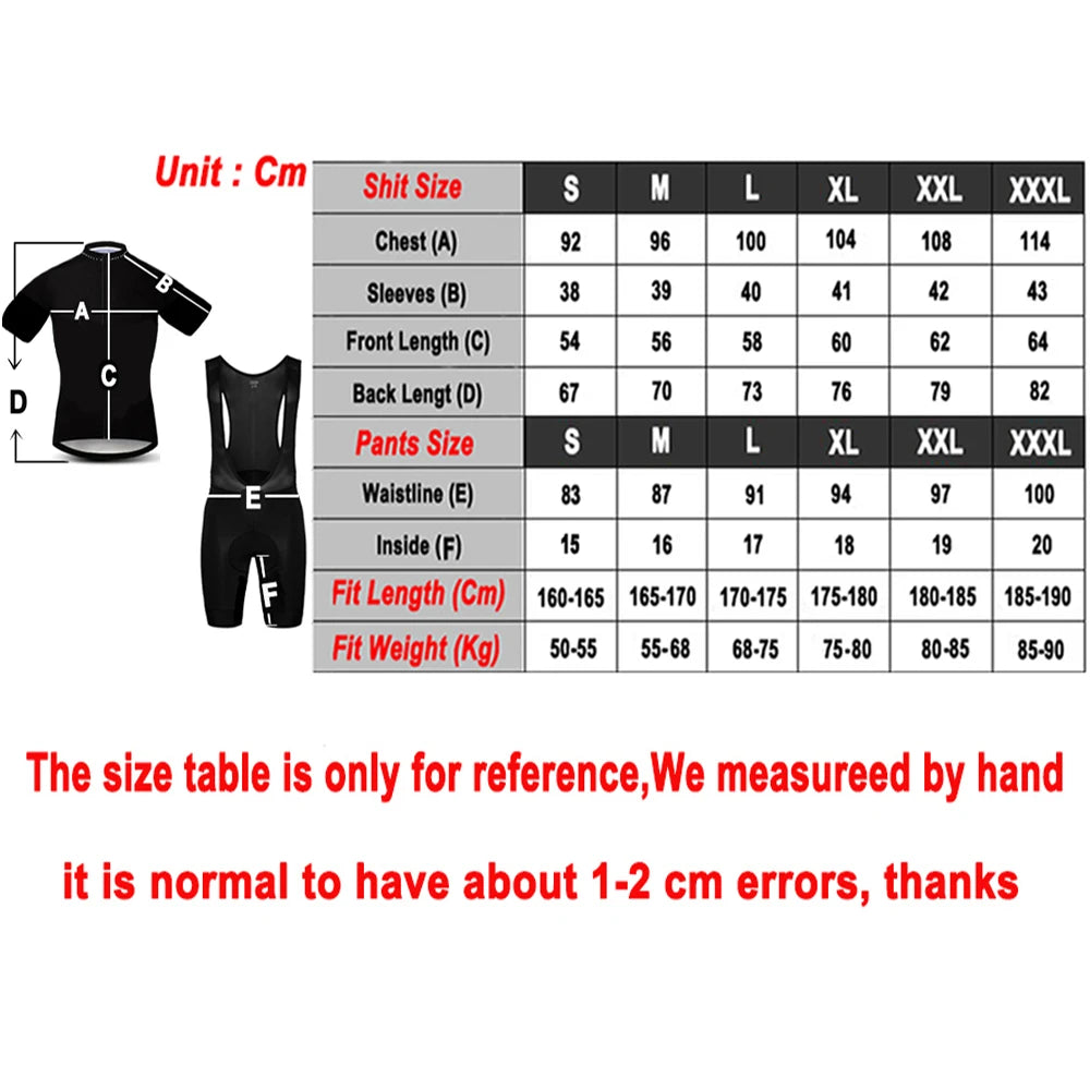 Cycling Jersey and Shorts Set – Quick-Dry Apparel for Road Bike Racing