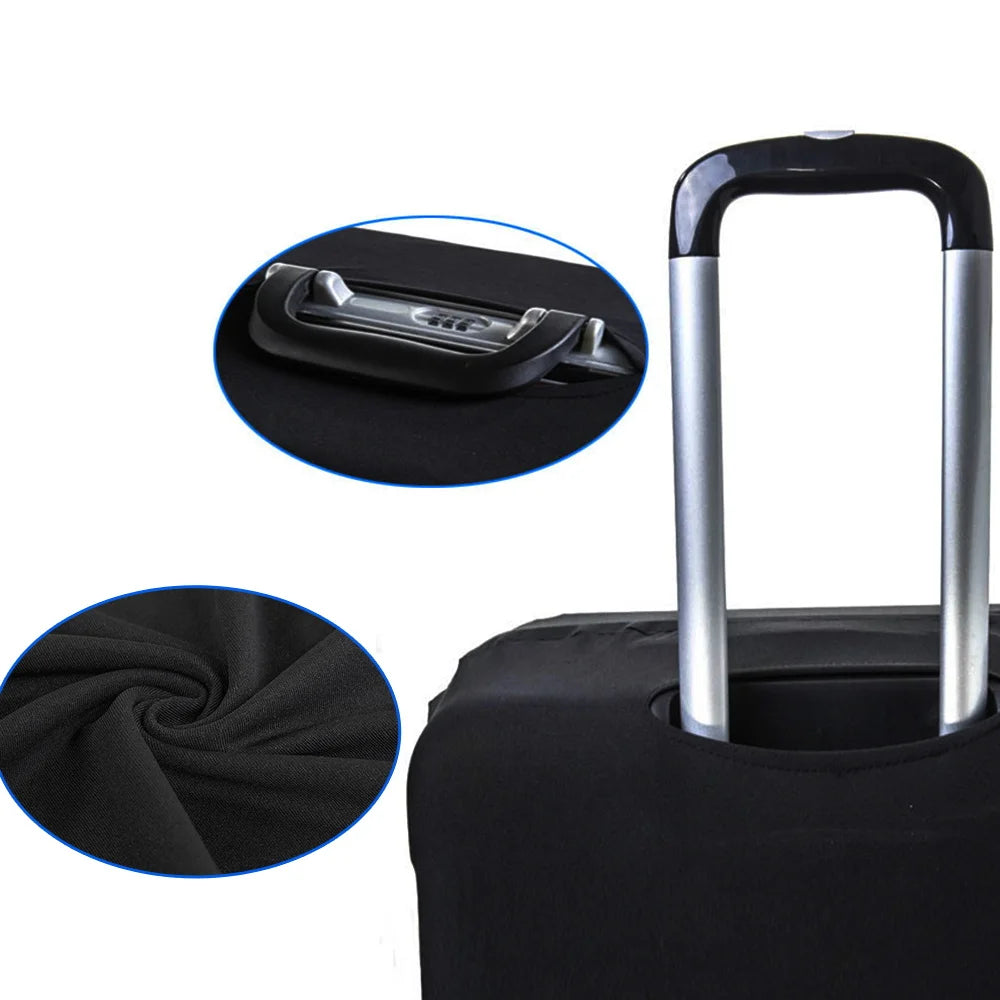 Bear Print Luggage Cover – Elastic Dustproof Suitcase Protector for Travel