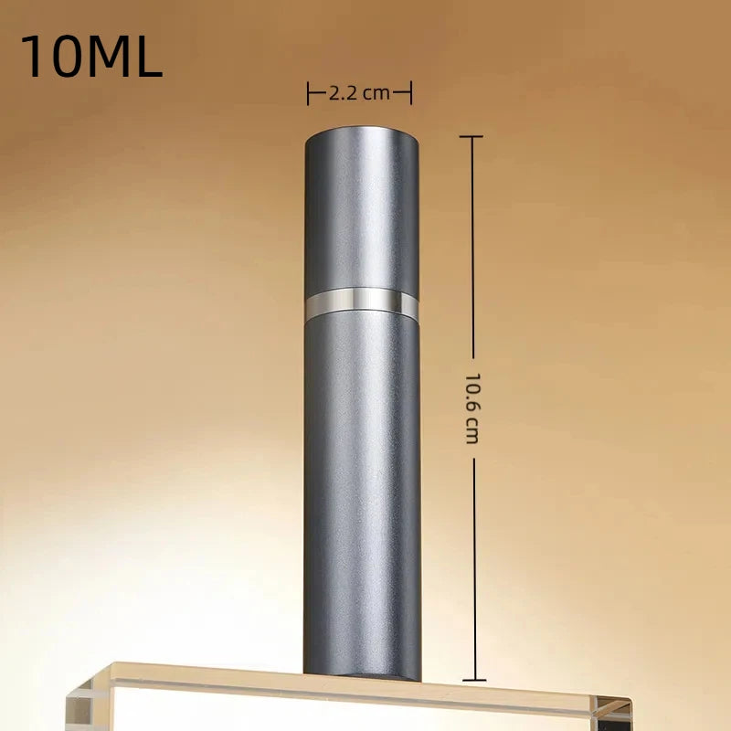 Refillable Aluminum Perfume Atomizer – Portable Spray Bottle for Travel