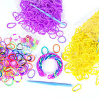 Elastic Loom Bands – Colorful DIY Jewelry Making Kit for Kids Crafts