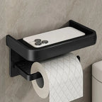 Aluminum Toilet Paper Holder – Wall Mounted Tissue Rack for Bathroom Storage