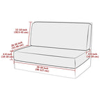 Jacquard RV Dinette Cushion Covers – Stretch Fabric for Camper Seat Protection