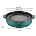Electric Non-Stick Multicooker – Portable Frying Pan for Home Cooking