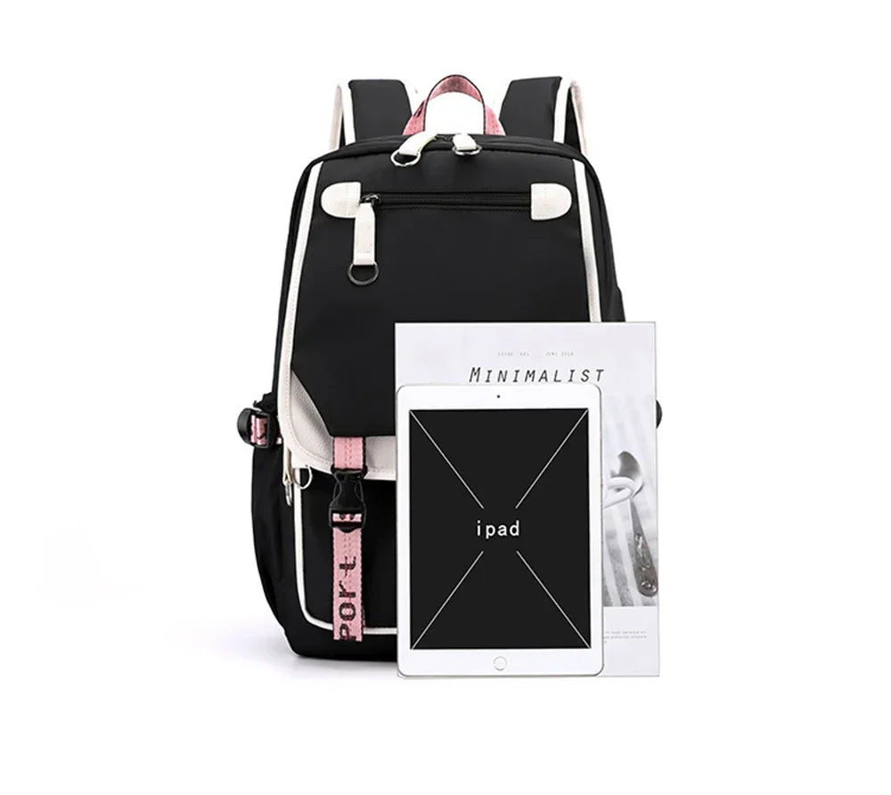 Large Capacity Travel Backpack – Laptop School Bag for Men and Women