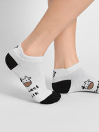 Cartoon Animal Ankle Socks – Cute Low Cut Cotton Hosiery for Women