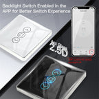 WiFi Smart Glass Curtain Switch – Touch Control for Roller Blind Automation