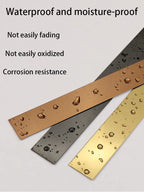 Stainless Steel Decorative Wall Strips – Titanium Mirror Finish for Home Decor