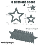 Anti Slip Bathtub Strips – Adhesive Snowflake Decals for Bathroom Safety