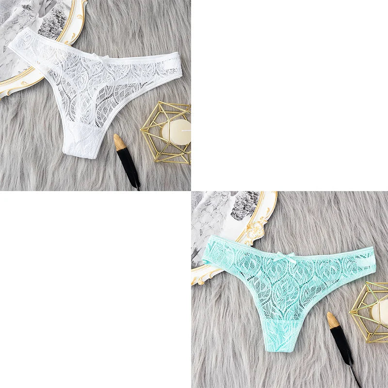 Lace G-String Thongs – Low Waist Sexy Lingerie for Women