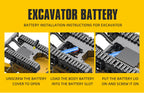 Alloy RC Excavator Toy – 2.4G Remote Control Engineering Truck for Kids