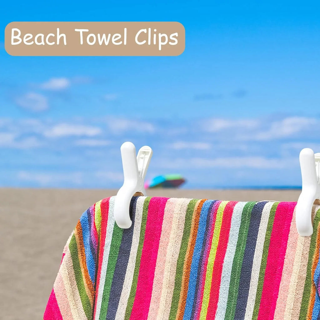 Heavy Duty Plastic Clothes Pins – Anti-Rust Spring Clips for Laundry and Beach