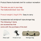 Automatic Camping Tent – Waterproof Double-Deck Shelter for Outdoor Travel