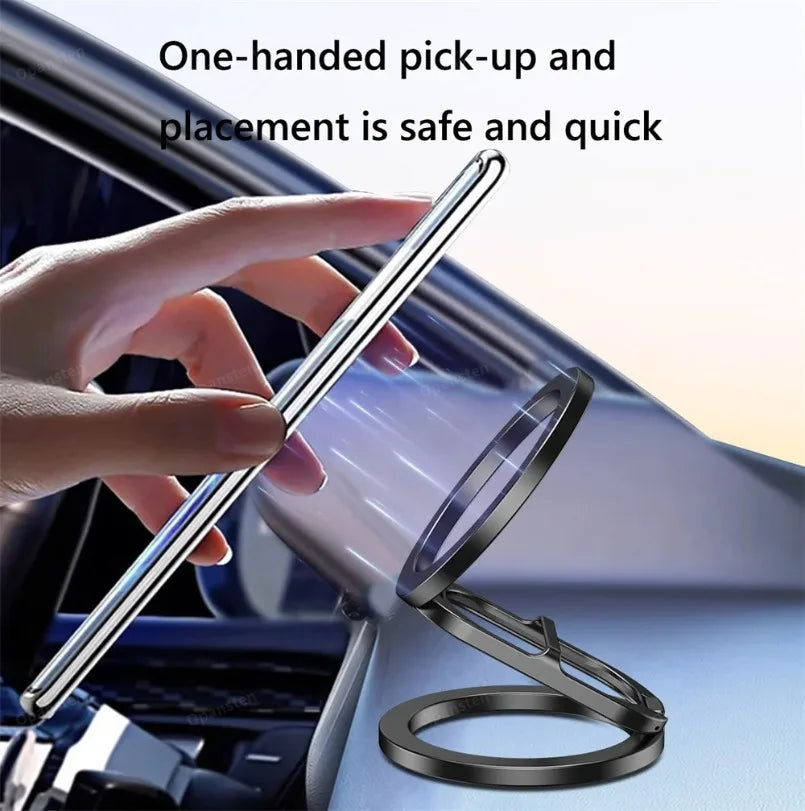 Magnetic Phone Ring Holder – Double-Sided Kickstand for MagSafe iPhone
