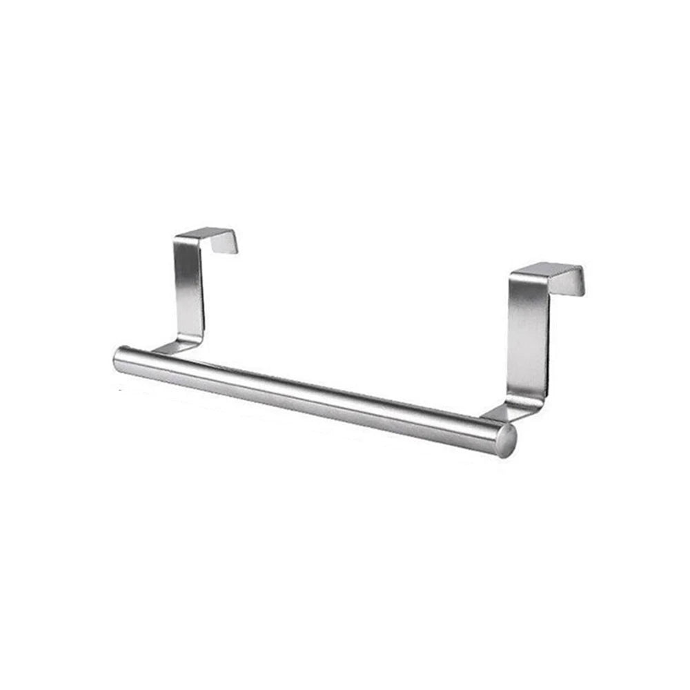 Stainless Steel Towel Rod – Non-Punching Hanging Rack for Bathroom Kitchen