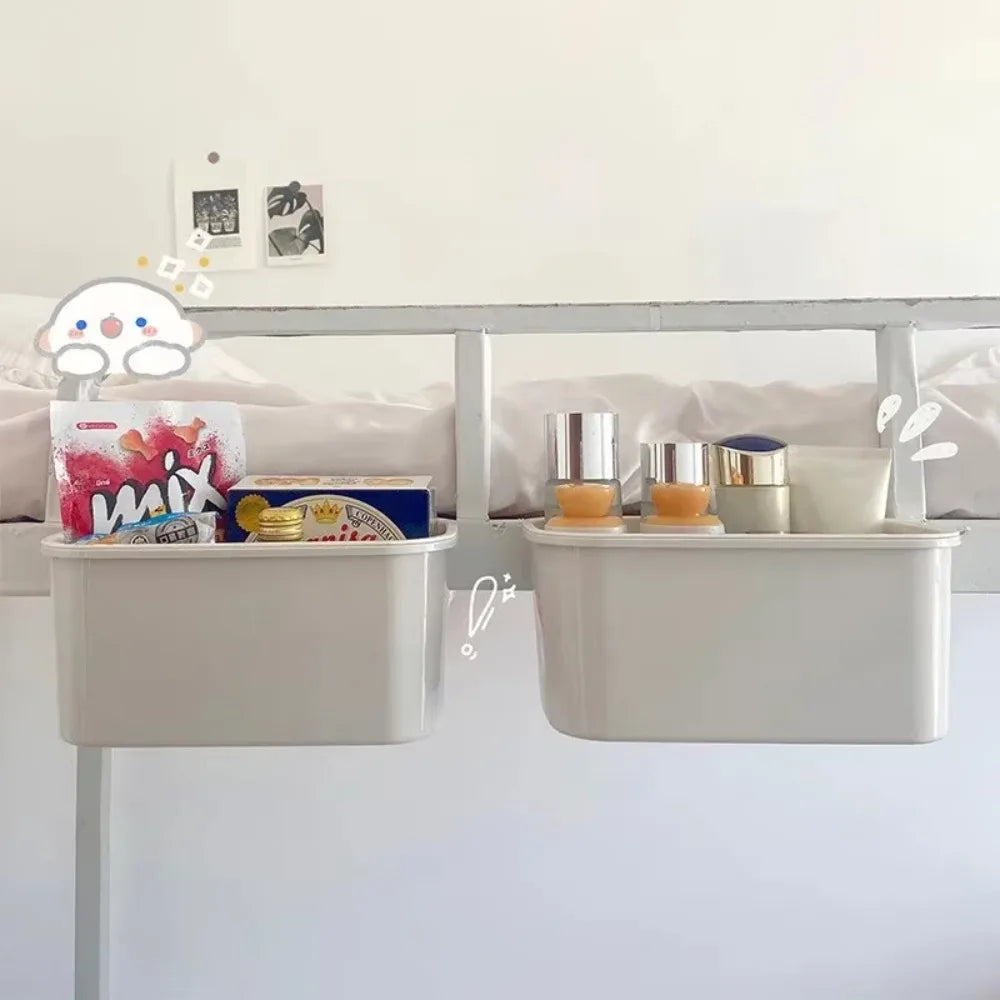 Bedside Hanging Storage Basket – Large Capacity Crib Organizer for Nursery