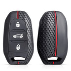 Silicone Car Key Fob Cover – Protective Remote Case for Peugeot and Citroen