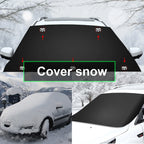 Magnetic Windshield Snow Cover – 210x120cm Waterproof Sunshade for Winter