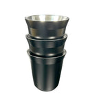 Double Wall Insulated Espresso Cups – Stainless Steel Mugs for Home and Camping