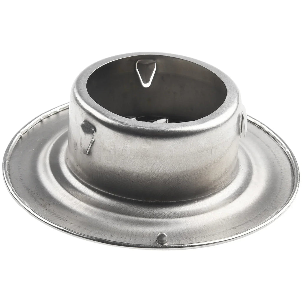 Stainless Steel Round Vent Grille – 70-300mm External Wall Duct for Ventilation