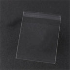 Matte Transparent Cellophane Bags – Self Sealing Pouches for Cookies and Jewelry