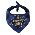 Cotton Triangle Pet Bandana – Adjustable Scarf Collar for Dogs and Cats