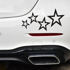 Star Vinyl Car Decal – 12x24cm Waterproof Sticker for Truck Bumper Window