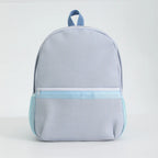 Seersucker Striped Backpack – Classic Kids Book Bag for Preschool