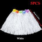 Hawaiian Hula Grass Skirt – Tropical Costume for Beach Parties and Luaus