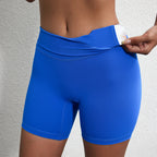 Compression Yoga Shorts – Moisture-Wicking Leggings for Gym and Cycling