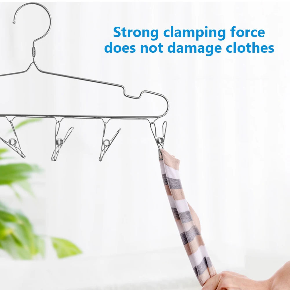 Stainless Steel Clothespins – Heavy Duty Metal Pegs for Laundry Drying