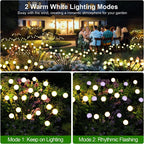 Starburst Solar Firefly Lights – Waterproof LED Lamps for Garden Path Decor