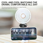 Portable Mini Handheld Fan – Rechargeable LED USB Cooler for Desk and Travel