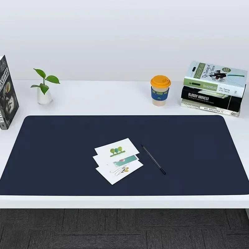 PU Leather Desk Mat – 70x35cm Waterproof Pad for Office and Gaming