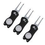 Foldable Golf Divot Tool – Groove Cleaner for Putting Green Training