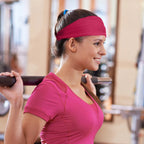 Quick-Dry Sports Sweatband – Elastic Fitness Headband for Running and Yoga