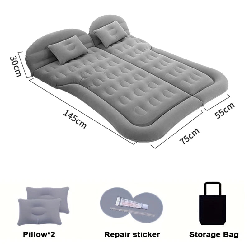 Inflatable Car Mattress – Universal Back Seat Bed for Outdoor Camping