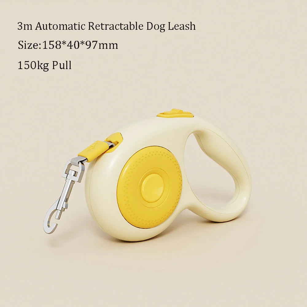 Retractable Dog Leash – Durable Nylon Lead for Small to Large Pets
