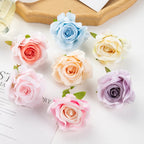 Artificial Silk Rose Heads – Decorative Flowers for Wedding Home Decor