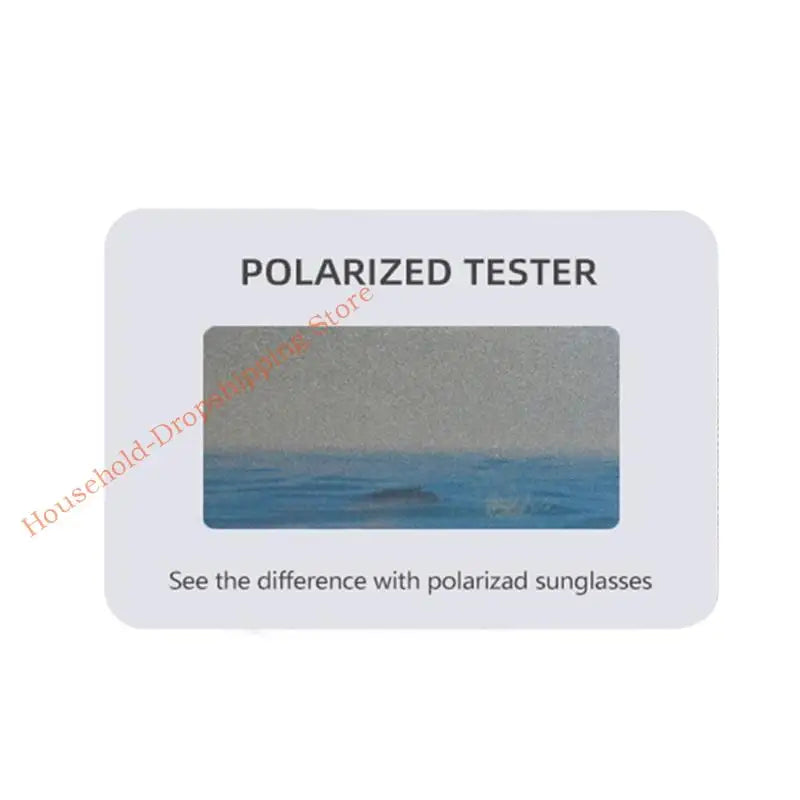 Polarized Sunglasses Test Card – Optical Verification Tool for Eyewear