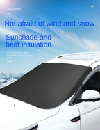 Magnetic Windshield Snow Cover – Insulated Frost Shield for Winter Car Care