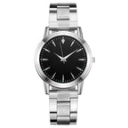 Stainless Steel Couple Watch – Silver Mesh Quartz for Fashion Accessories