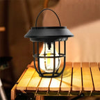 3-in-1 Solar LED Wall Lamp – Tungsten Decorative Lighting for Camping Garden