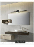 LED Mirror Front Wall Sconce – 40-80cm Strip Light for Bathroom Decor