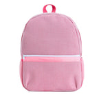 Seersucker Striped Backpack – Classic Kids Book Bag for Preschool