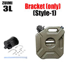 5L Plastic Fuel Canister – Lockable Backup Tank for Motorcycle SUV Storage