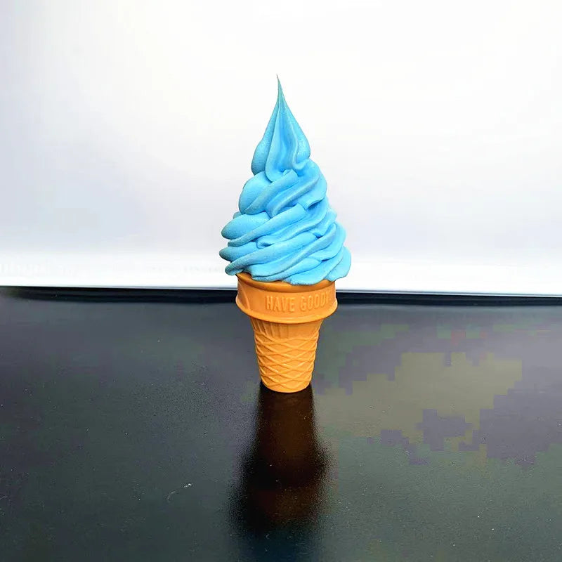 Realistic 15cm Fake Ice Cream Cake – Decorative Prop for Shop Cafe Photography