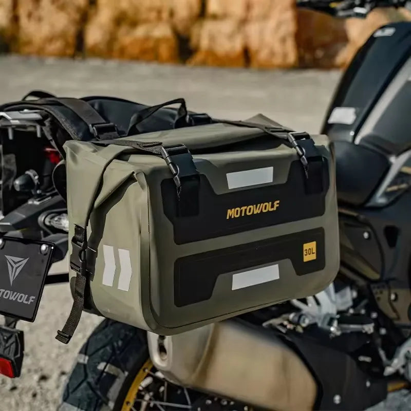 Waterproof Motorcycle Saddlebags – Large Capacity Luggage for Outdoor Travel